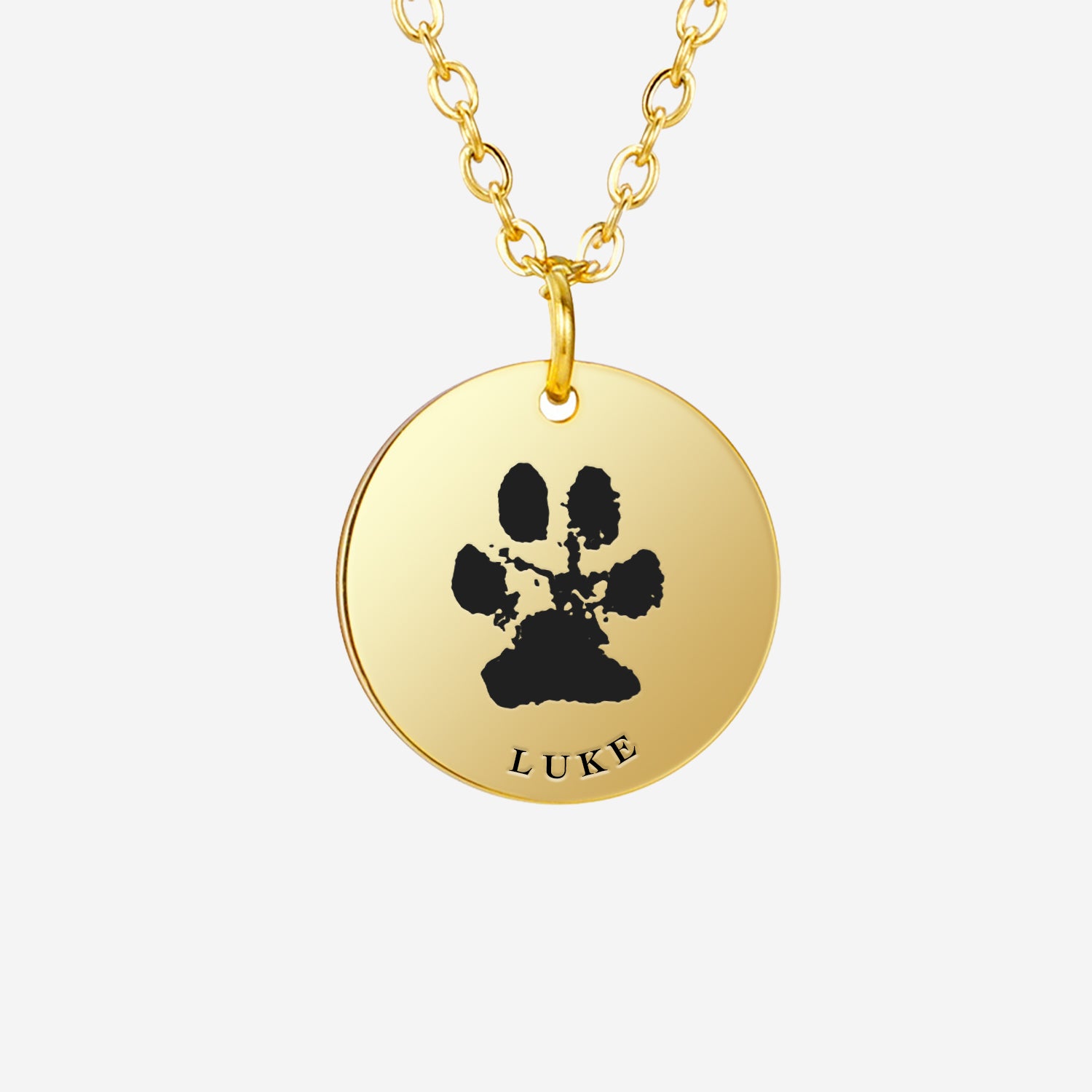 Personalized Paw Print Necklace for Pet Lovers iPetprints