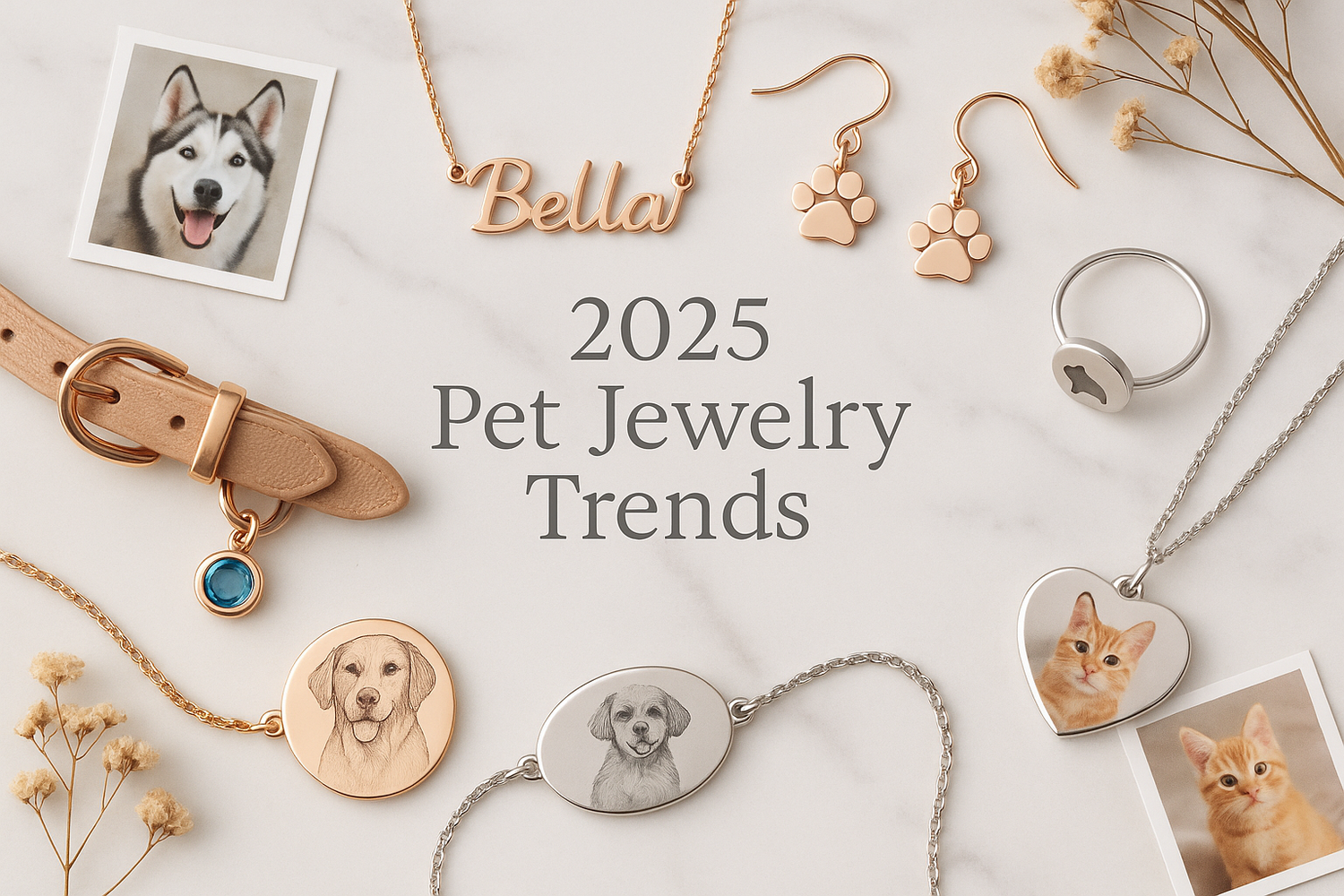 2025 Pet Owners Must-See: The Most Popular Pet Custom Jewelry Trends