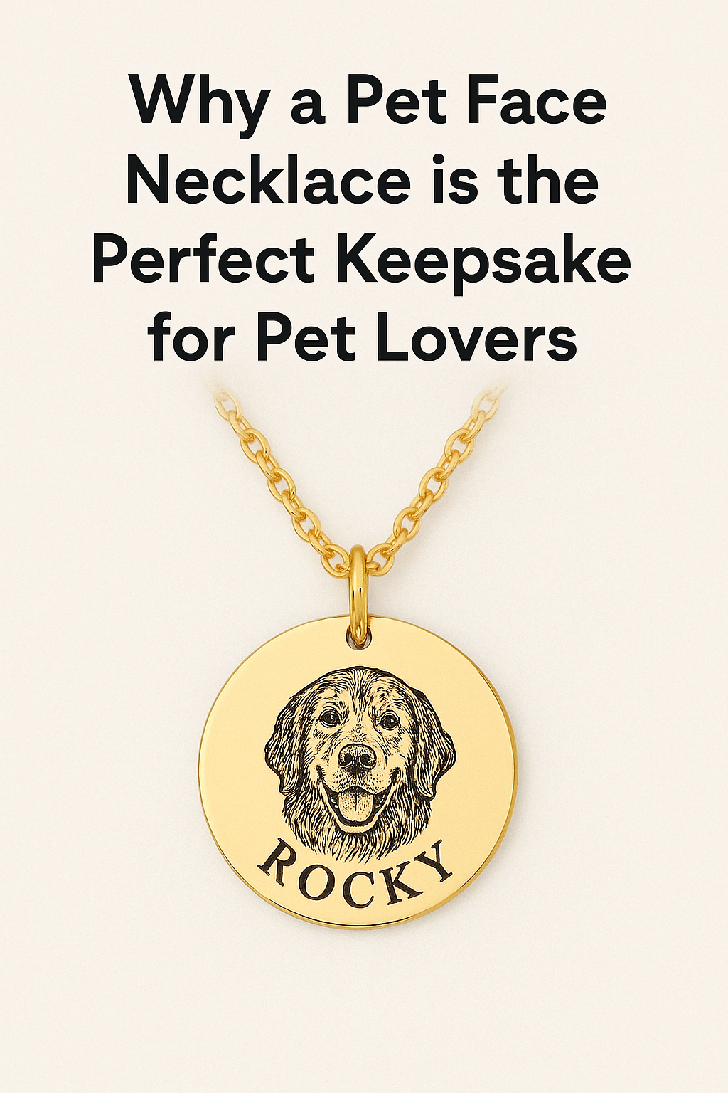 A Pet Face Necklace is more than an accessory; it’s a timeless keepsake that keeps your beloved pet close to your heart.
