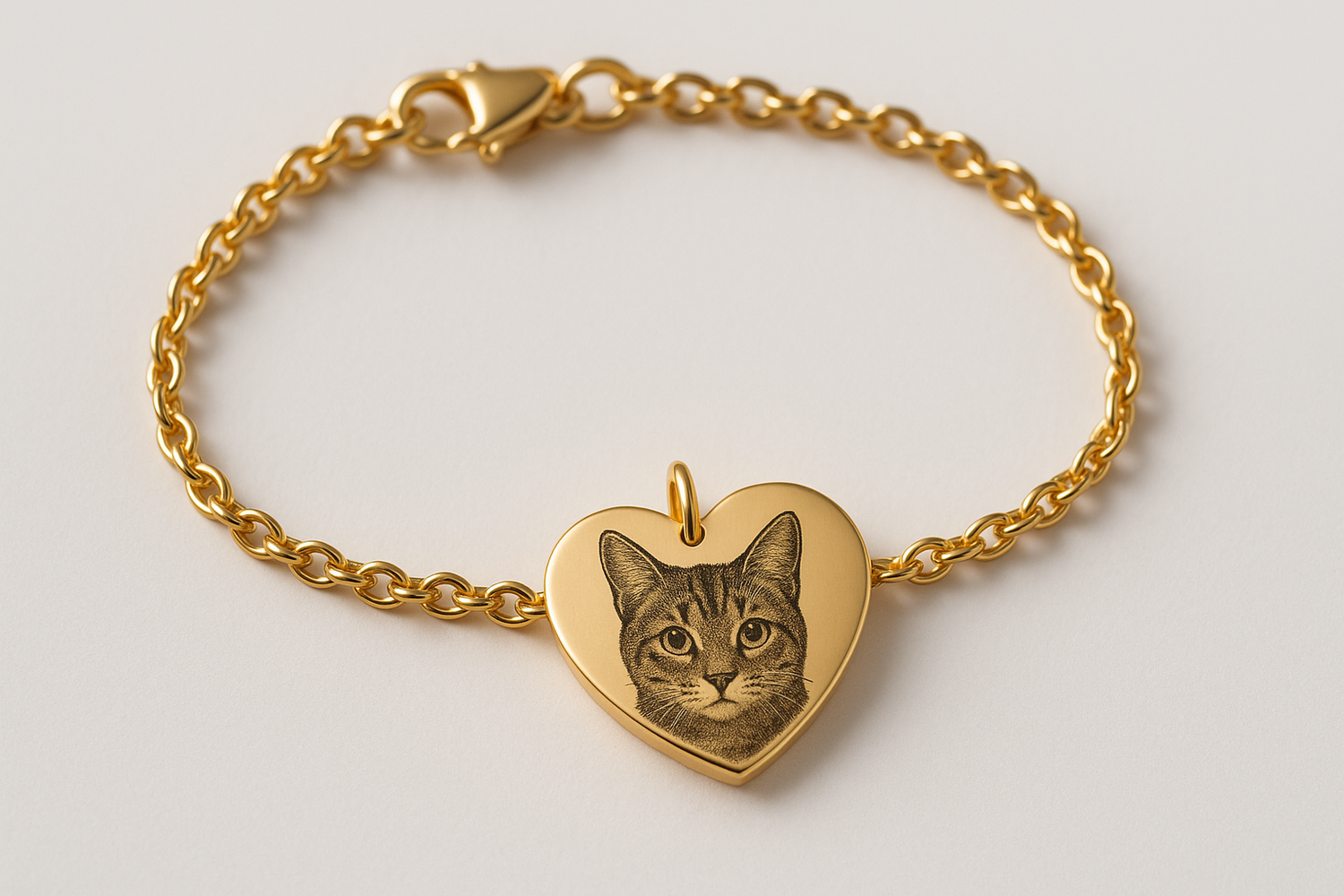 Custom pet face bracelet personalized pet portrait jewelry gift